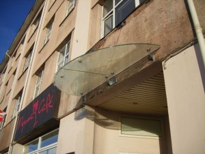 Козырьки из стекла